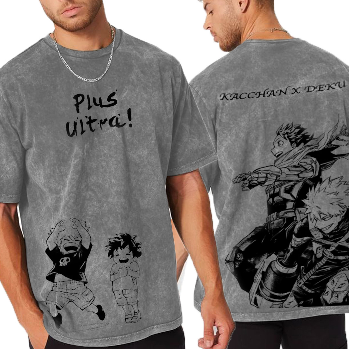 My Hero Academia Vintage Washed T-shirt/Crewneck/Hoodie