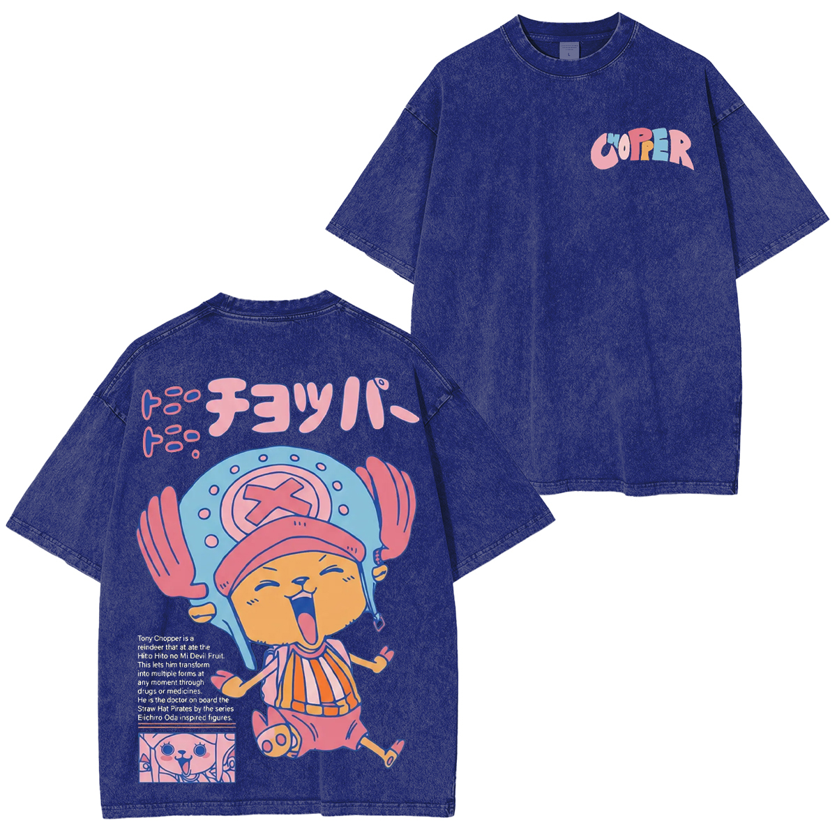 One Piece Tony Tony Chopper Unisex  Washed T-Shirt
