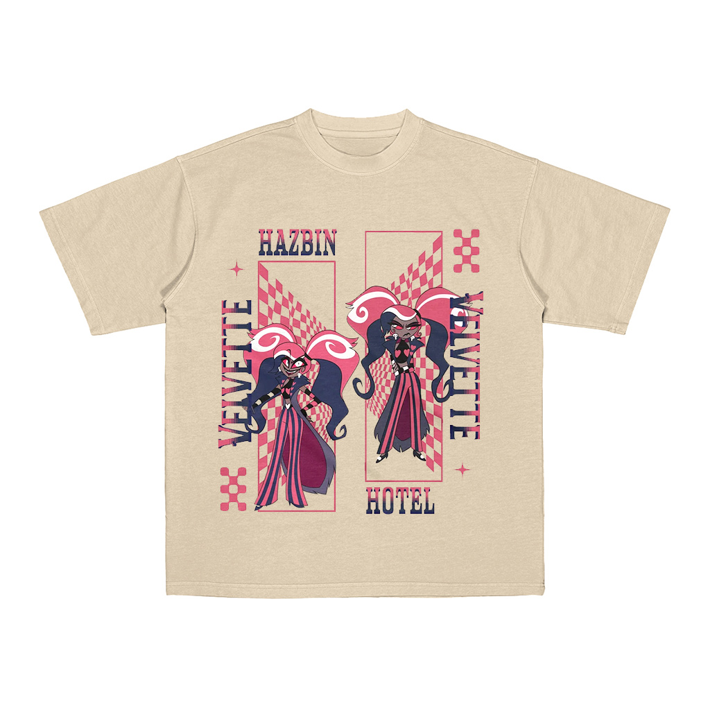 Velvette Hazbin Hotel  Oversized Washed/Cotton T-shirt/Crewneck/Hoodie