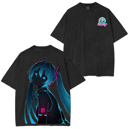 Hatsune Miku Vintage Style Oversize T-Shirt