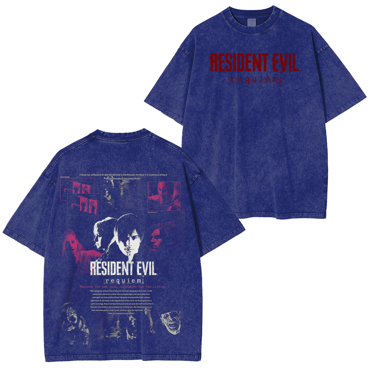 Resident Evil: Requiem Game Oversized T-shirt/Crewneck/Hoodie