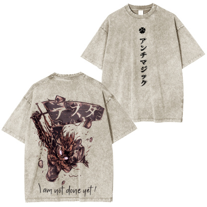 black clover Vintage washed T-shirt/Crewneck/Hoodie
