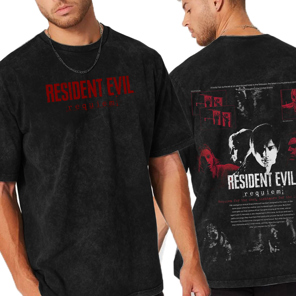 Resident Evil: Requiem Game Oversized T-shirt/Crewneck/Hoodie