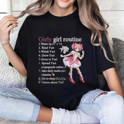 Girly Girl Routine Yuri Winchester Unisex Shirts