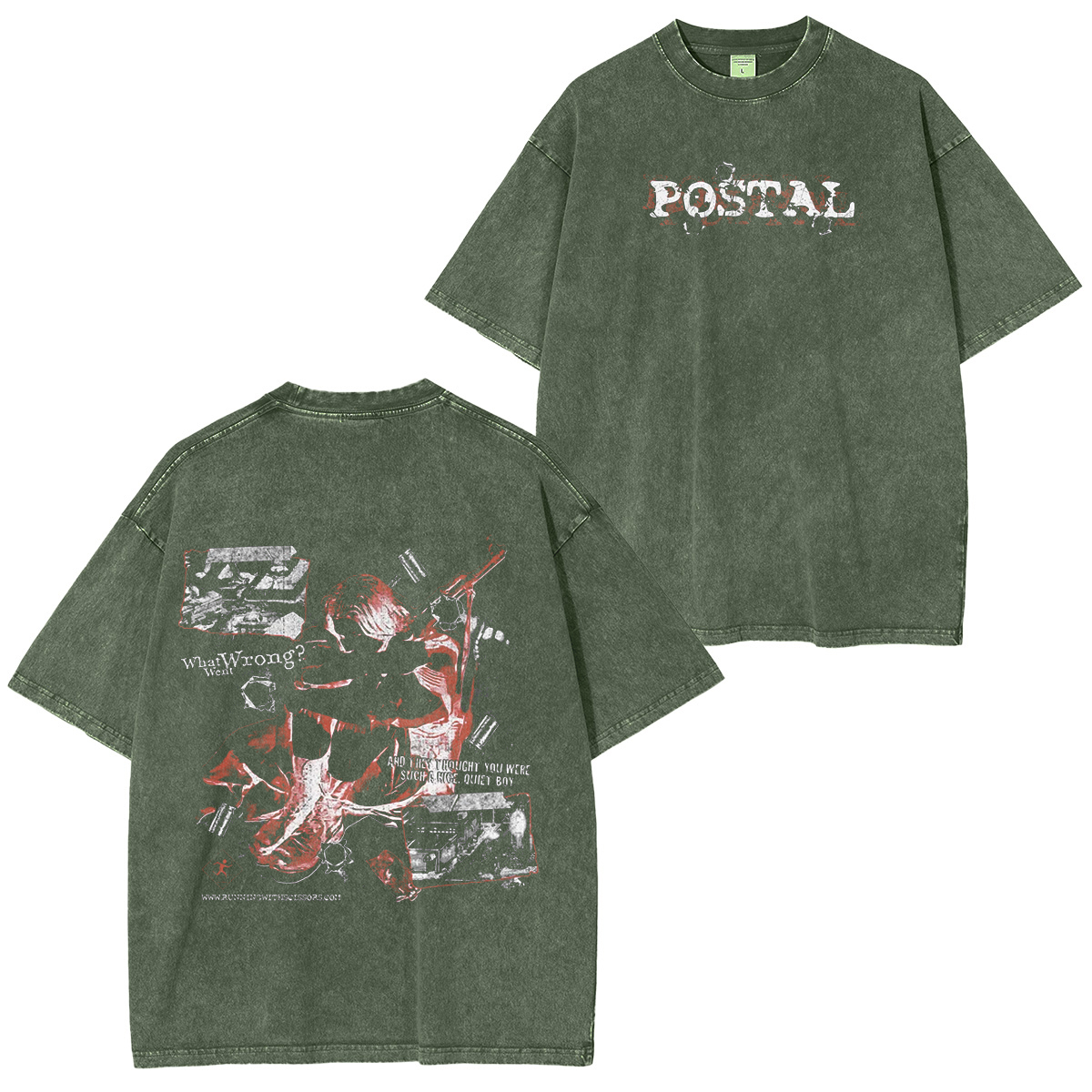 POSTAL 1997 Vintage Washed T-shirt/Crewneck/Hoodie