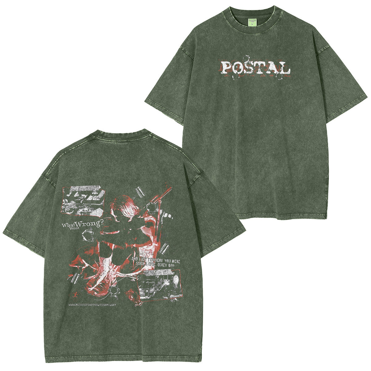 POSTAL 1997 Vintage Washed T-shirt/Crewneck/Hoodie