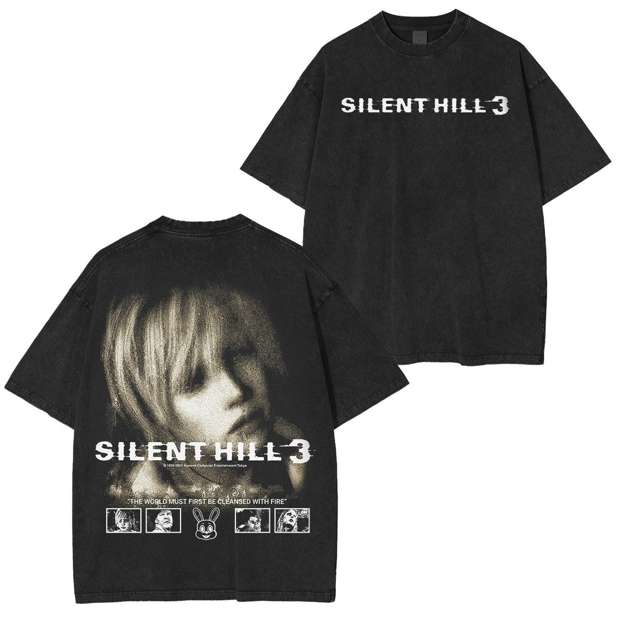 silenthill3 Retro Washed T-Shirt