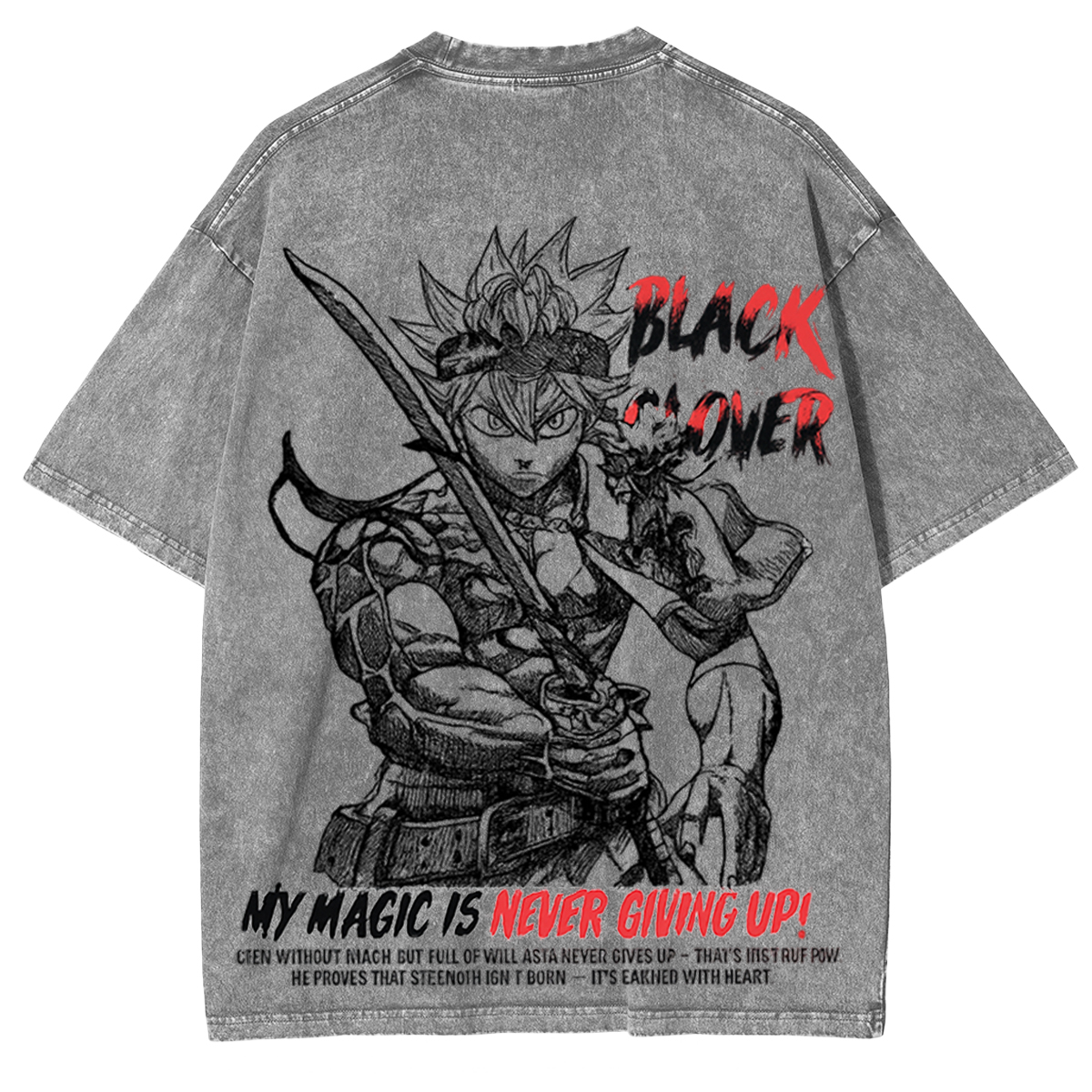 Asta Black Clover Anime T-Shirt