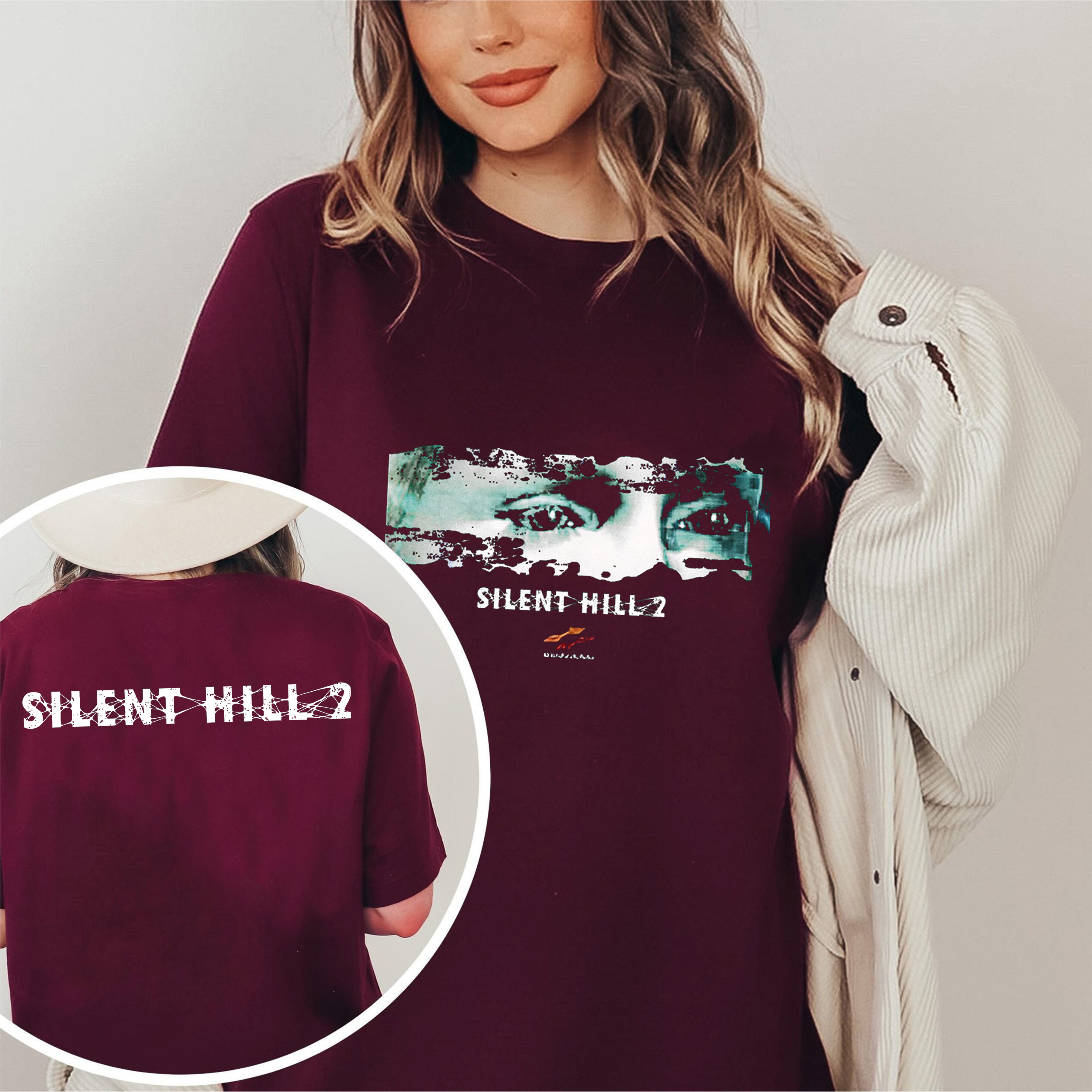 Retro PS2 Silent Hill 2 Harry Mason - Vintage Y2K Video Game T-Shirt