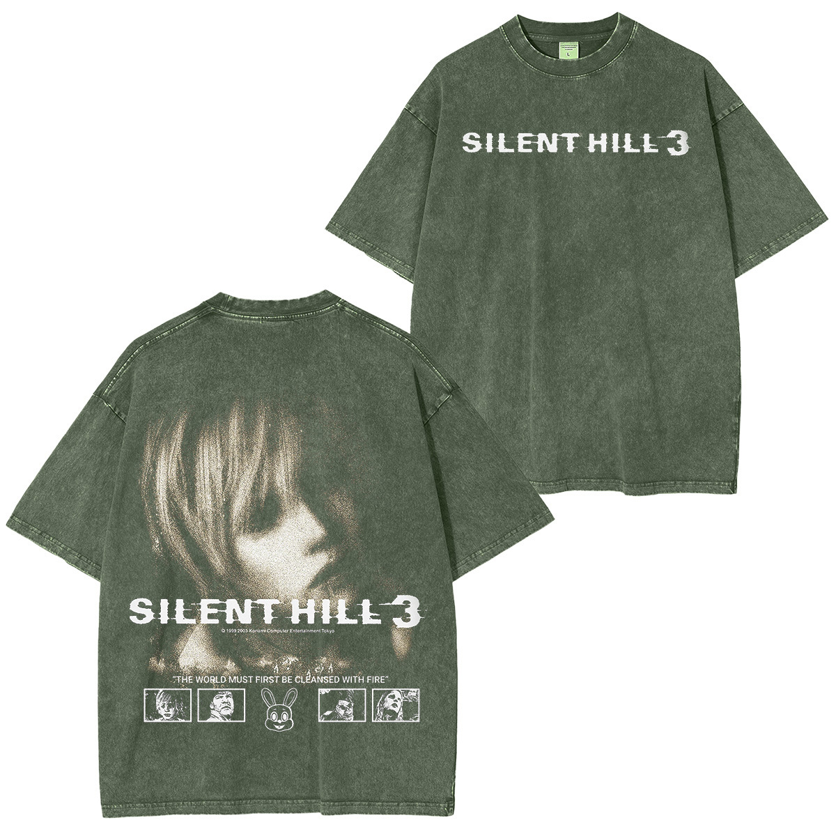 silenthill3 Retro Washed T-Shirt