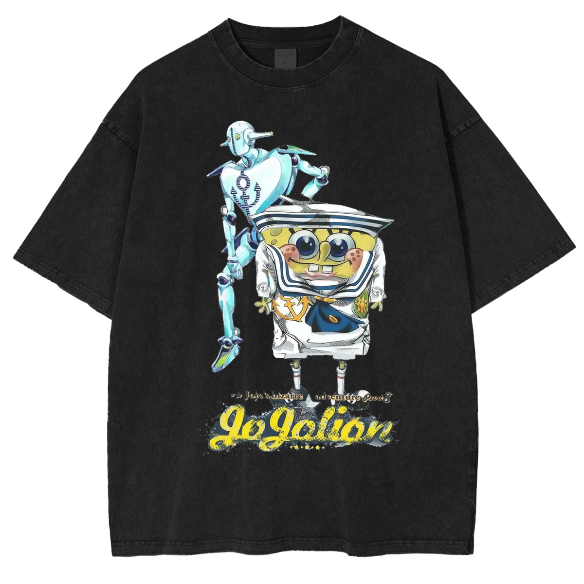 JoJo's Bizarre Adventure & SpongeBob SquarePants Oversized T-shirt/Crewneck/Hoodie