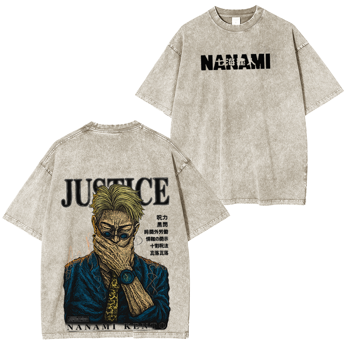 Kento Nanami jujutsu kaisen Oversized T-shirt/Crewneck/Hoodie