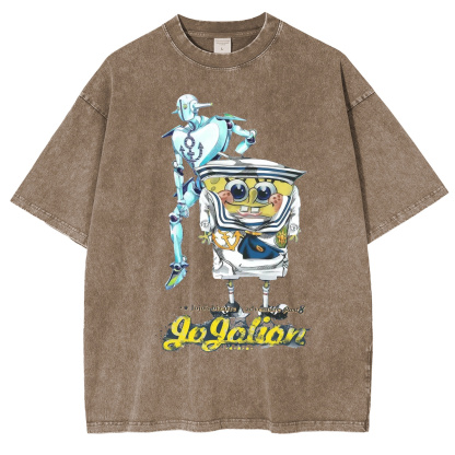 JoJo's Bizarre Adventure & SpongeBob SquarePants Oversized T-shirt/Crewneck/Hoodie