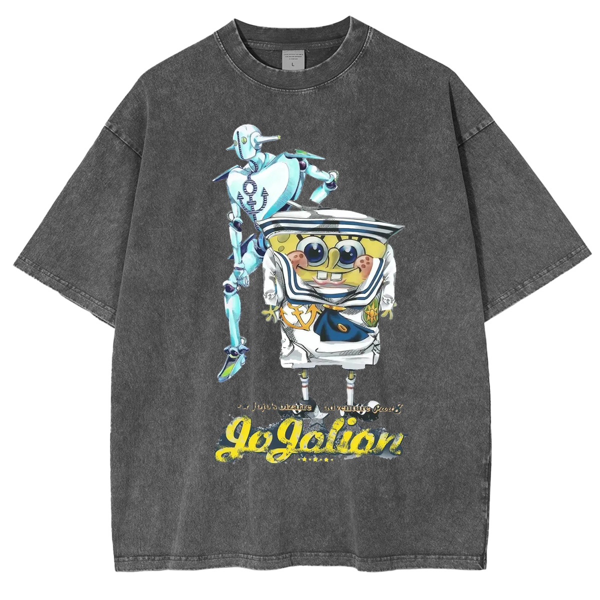 JoJo's Bizarre Adventure & SpongeBob SquarePants Oversized T-shirt/Crewneck/Hoodie