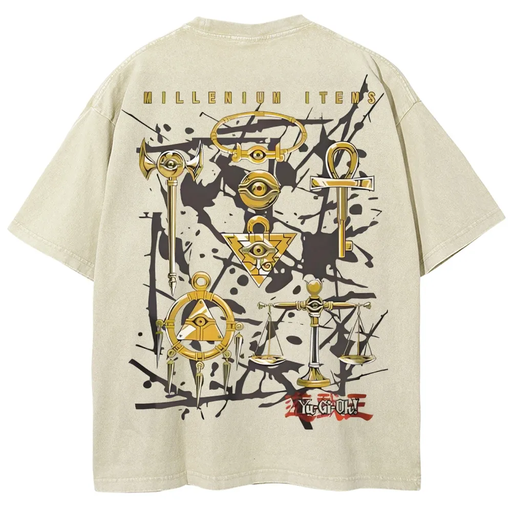 Yu-Gi-Oh! Unisex Fit Washed T-Shirt 2502001675