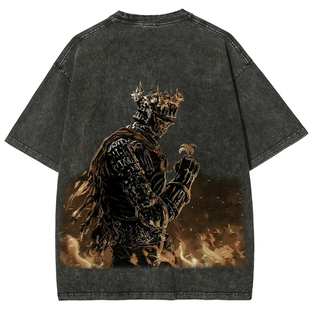 DARK SOULS Unisex Fit Washed T-Shirt 2502006211