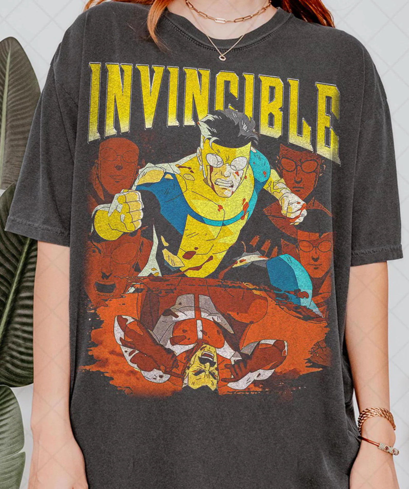Limited Comfort Colors Invincible Mark Superhero T-Shirt
