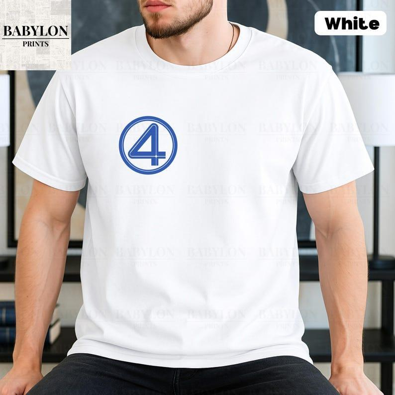 Fantastic Four First Steps Shirt Fantastic Four Logo Shirt