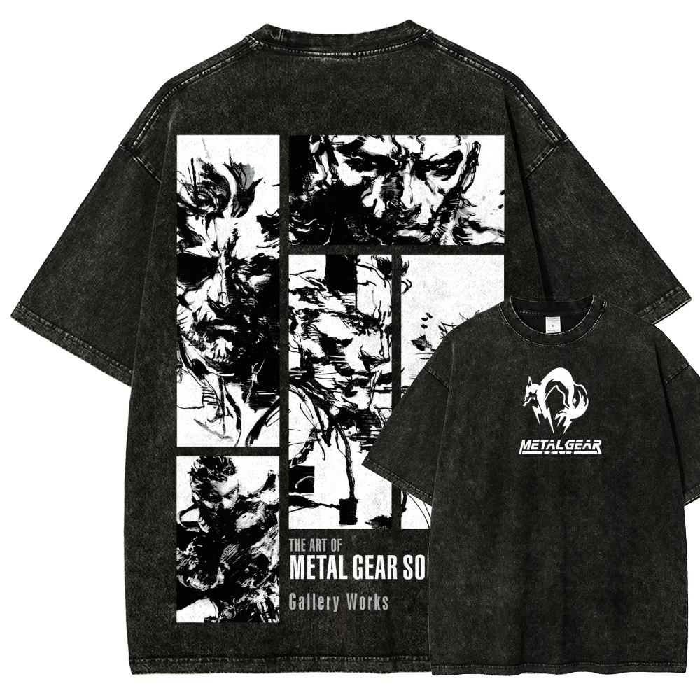Metal Gear Solid Unisex Washed T-Shirt