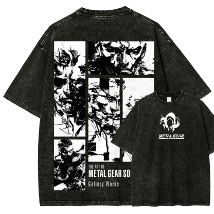 Metal Gear Solid Unisex Washed T-Shirt