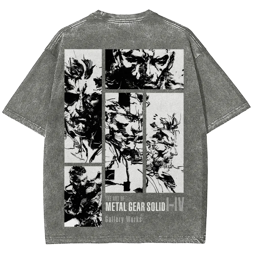 Metal Gear Solid Unisex Washed T-Shirt