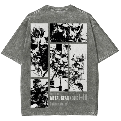 Metal Gear Solid Unisex Washed T-Shirt