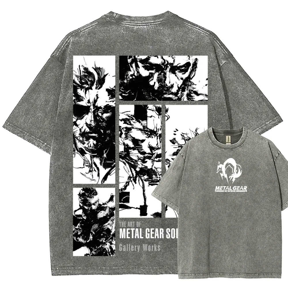 Metal Gear Solid Unisex Washed T-Shirt