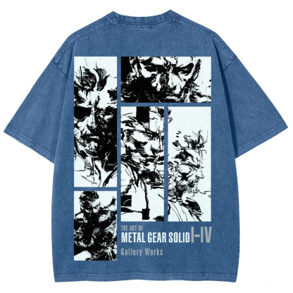 Metal Gear Solid Unisex Washed T-Shirt