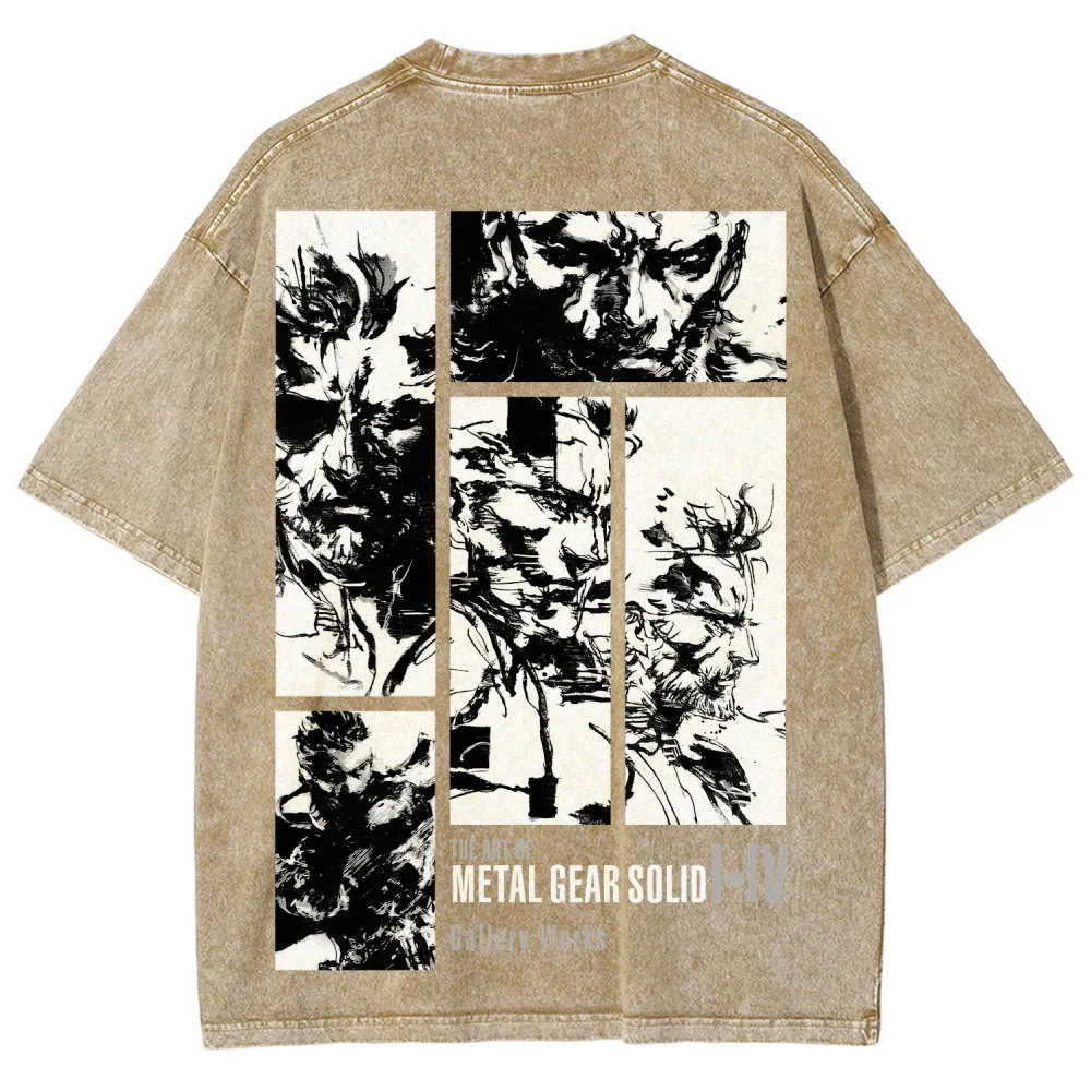 Metal Gear Solid Unisex Washed T-Shirt