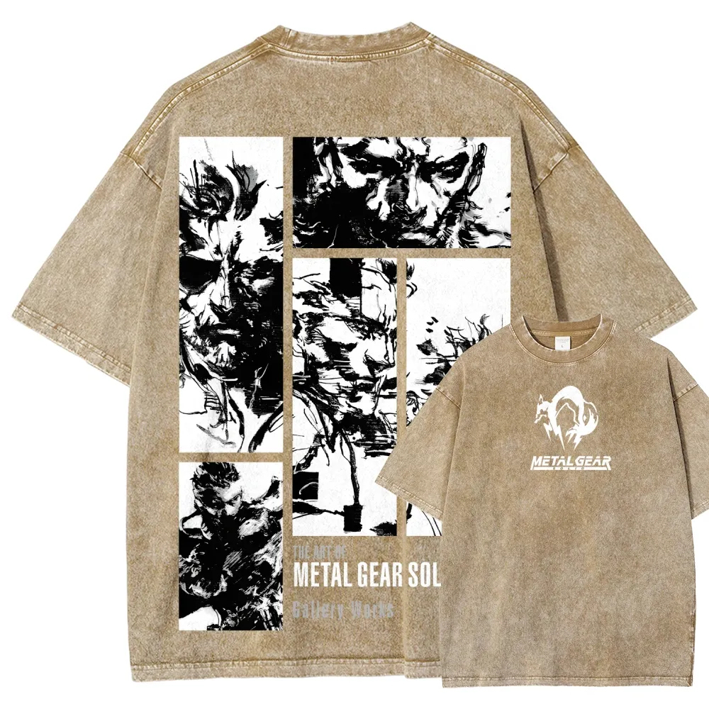 Metal Gear Solid Unisex Washed T-Shirt
