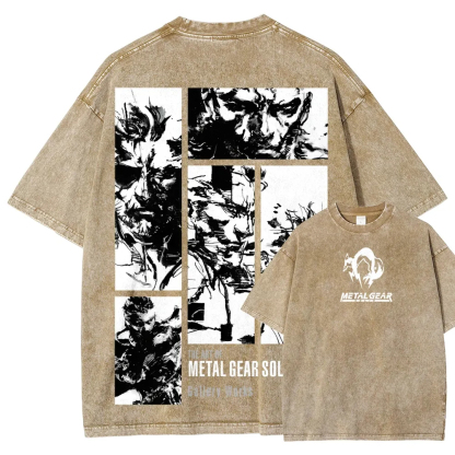 Metal Gear Solid Unisex Washed T-Shirt
