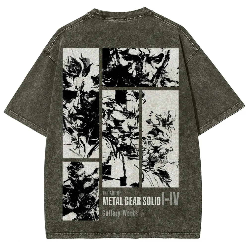 Metal Gear Solid Unisex Washed T-Shirt