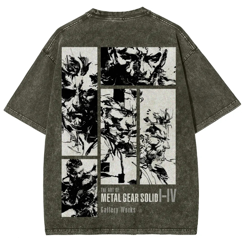 Metal Gear Solid Unisex Washed T-Shirt