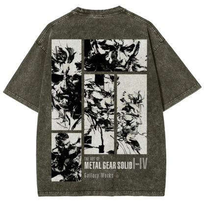 Metal Gear Solid Unisex Washed T-Shirt