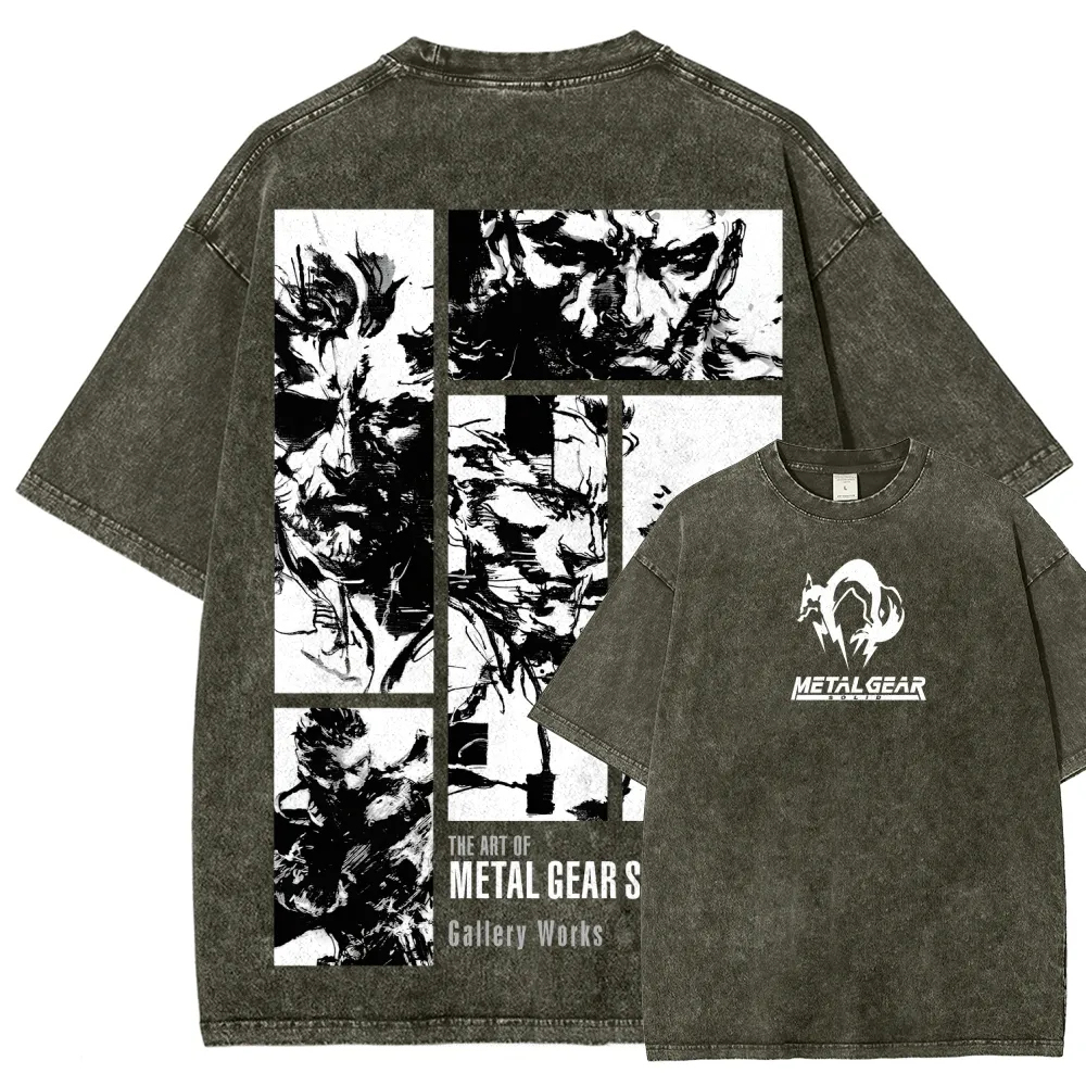 Metal Gear Solid Unisex Washed T-Shirt