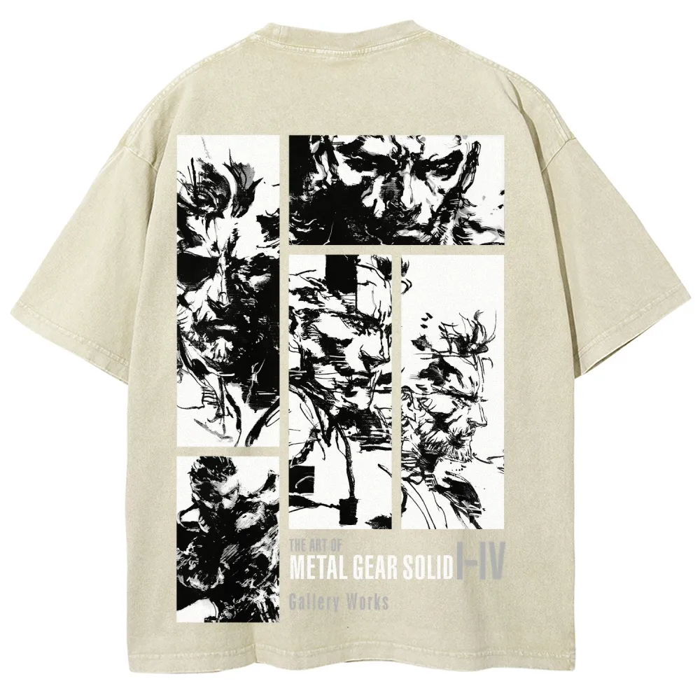 Metal Gear Solid Unisex Washed T-Shirt