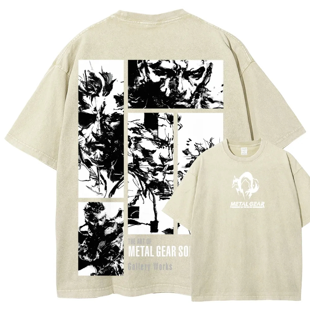 Metal Gear Solid Unisex Washed T-Shirt