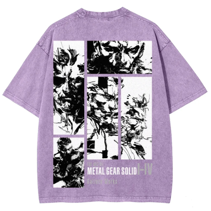 Metal Gear Solid Unisex Washed T-Shirt