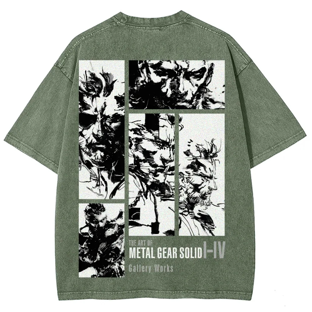 Metal Gear Solid Unisex Washed T-Shirt