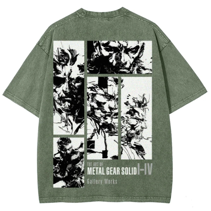 Metal Gear Solid Unisex Washed T-Shirt