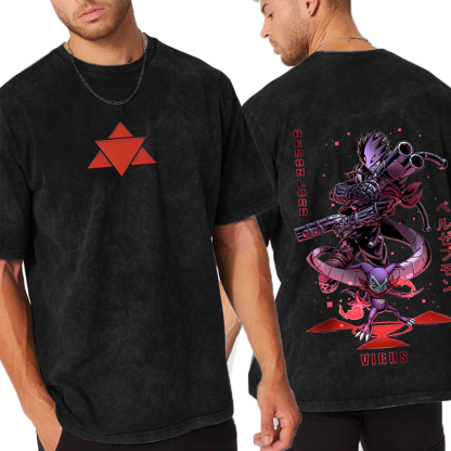 Digimon Beelzemon Vintage Washed T-shirt/Crewneck/Hoodie