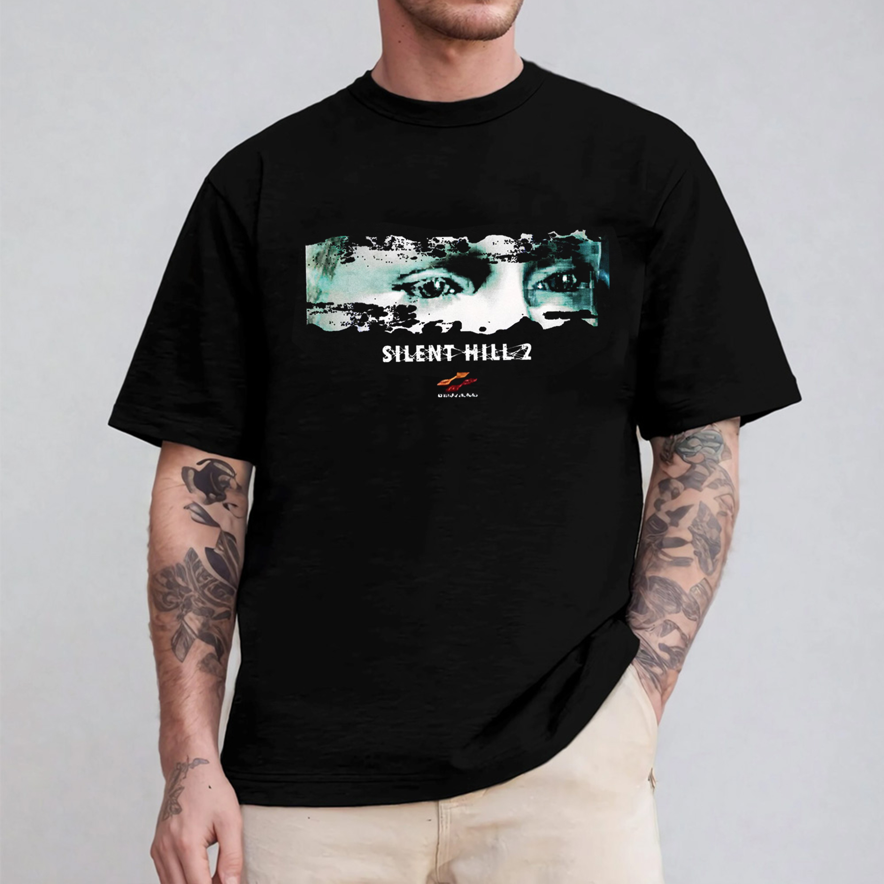 Retro PS2 Silent Hill 2 Harry Mason - Vintage Y2K Video Game T-Shirt