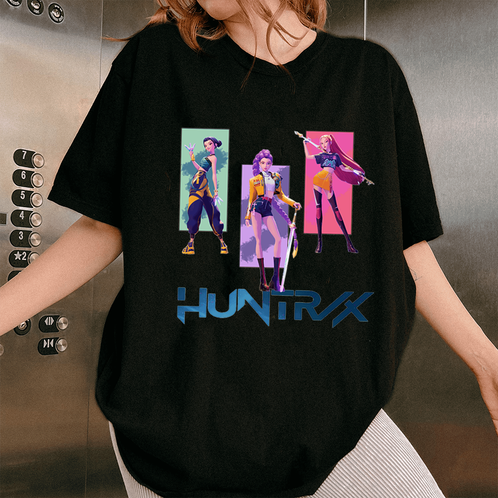 Huntrix - K -pop Demon Hunter Character 2025  Unisex T-shirt/Crewneck/Hoodie