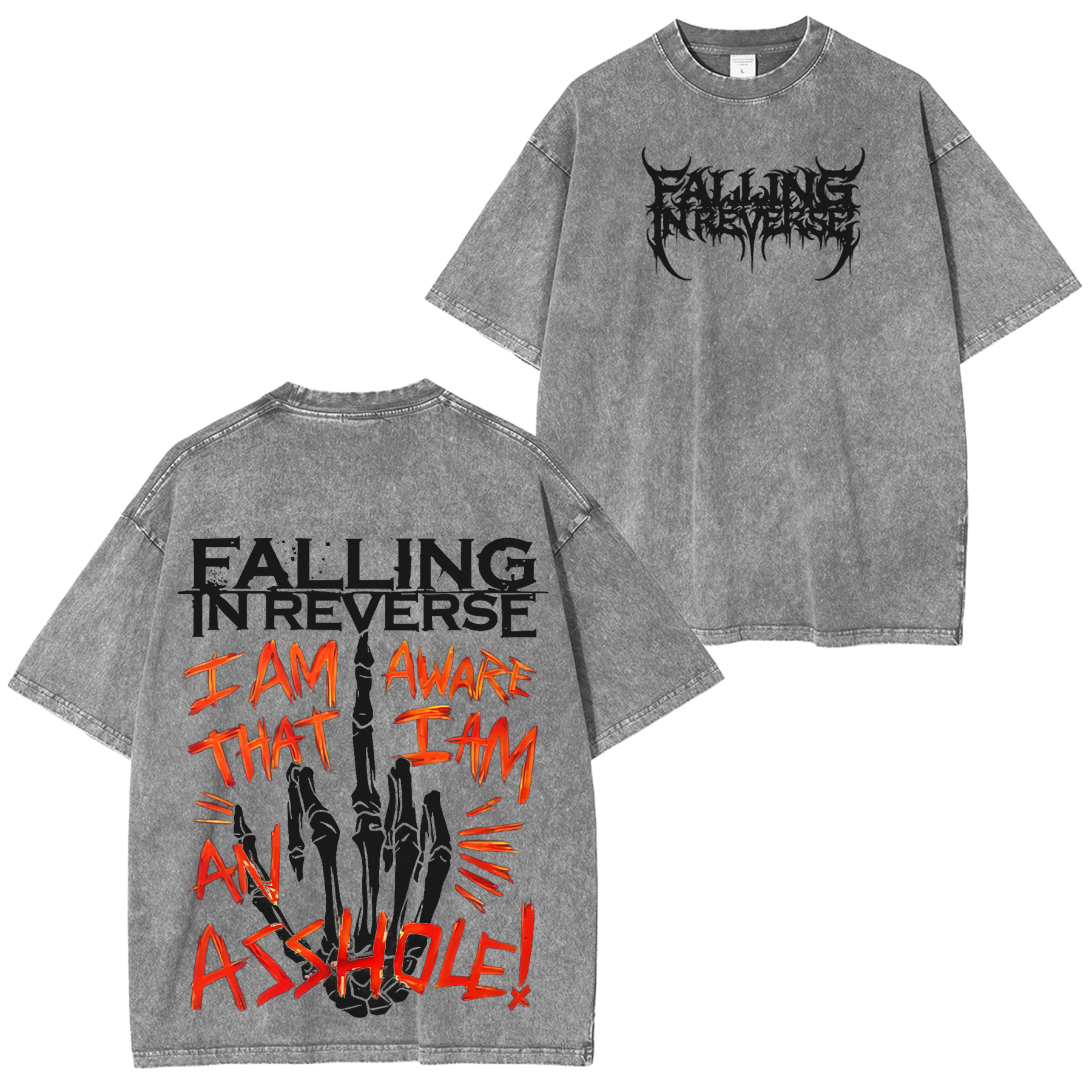 Falling In Reverse Vintage Unisex Washed T-Shirt
