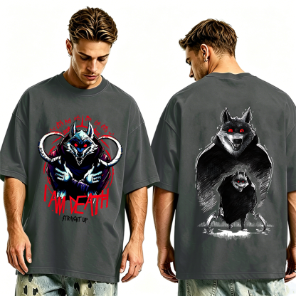 The Wolf Vintage Oversized T-shirt/Crewneck/Hoodie