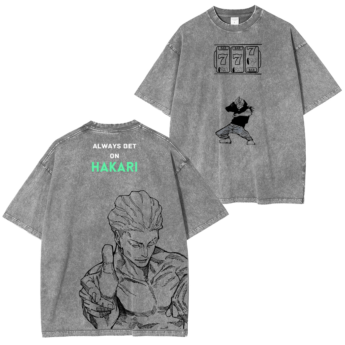 Hakari Kinji Jujutsu Kaisen Washed T-shirt/Crewneck/Hoodie