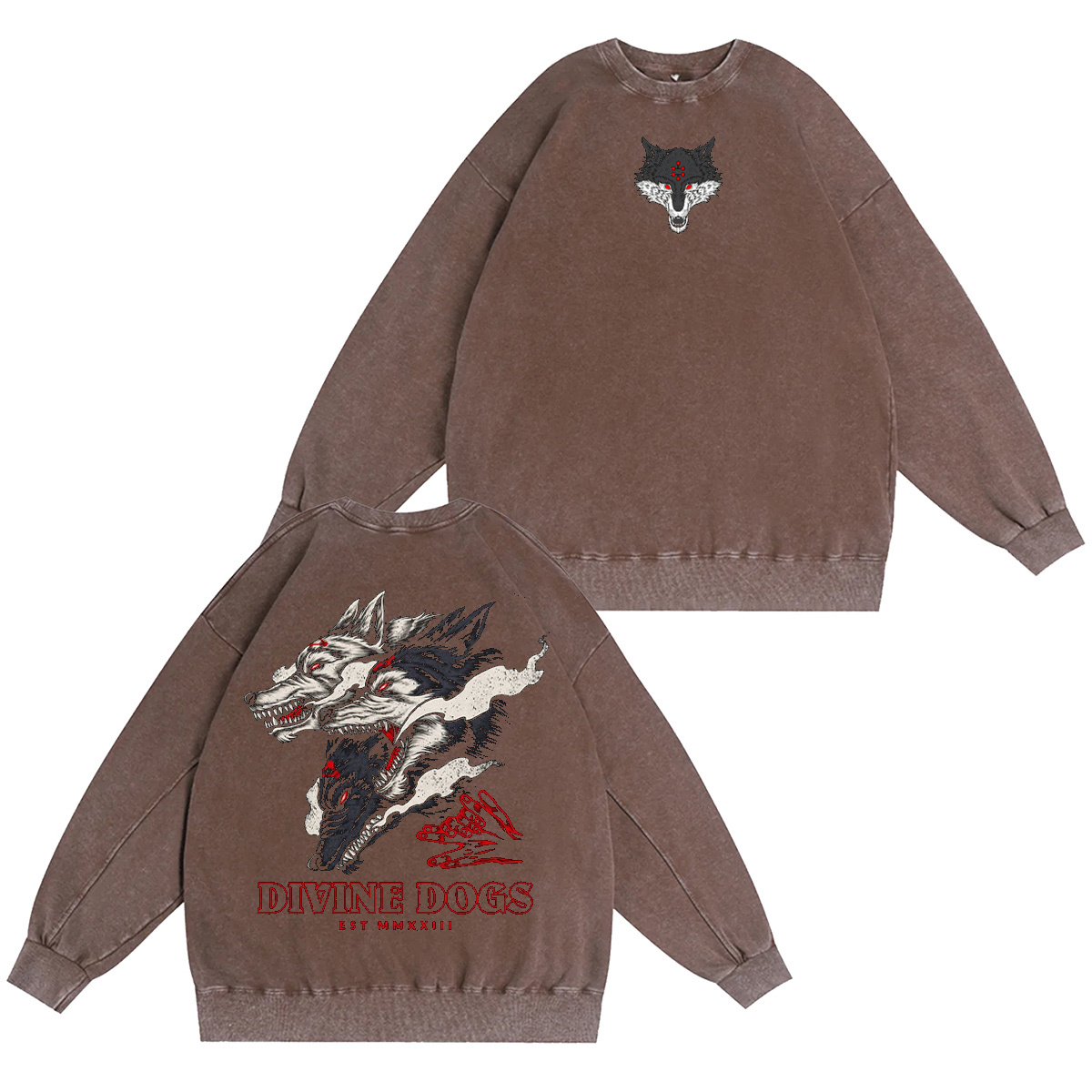 Divine Dogs Jujutsu Kaisen Oversized T-shirt/Crewneck/Hoodie