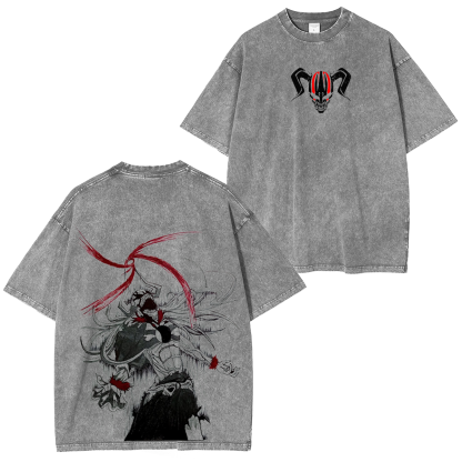 Bleach Ichigo Kurosaki Anime Washed T-shirt/Crewneck/Hoodie