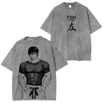 Jujutsu Kaisen Anime Washed T-shirt/Crewneck/Hoodie