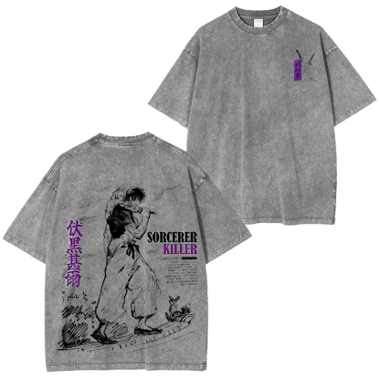 Jujutsu Kaisen Anime Washed T-shirt/Crewneck/Hoodie